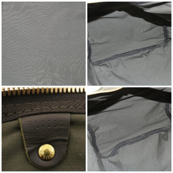 LOUIS VUITTON Monogram Mini Keepall Bandouliere55 Boston Bag Khaki Auth - Picture 13 of 15